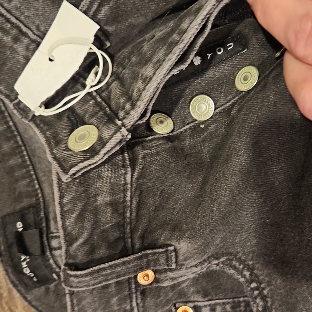 ❤️ NWT! LUCKY BRAND 90'S LOOSE HIGH RISE STRAIGHT LEG DISTRESSED JEANS, 0 (25) - Picture 11 of 13